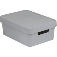 Keter - Curver Doboz fedéllel, szürke és ezüst árnyalatok (233941) bútor