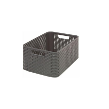 Keter - Curver Kosár Szürke Curver Style M Tároló Rattan Kosár (205846) bútor