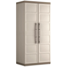 KETER EXCELLENCE HIGH XL kerti szekrény 89×54×181 cm, bézs/barna (9680) kerti tárolás