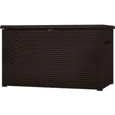 KETER Jawa box műrattan Kerti láda 850L #sötétbarna kerti tárolás