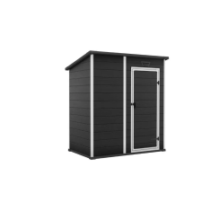 KETER Kerti ház Keter Essential 6 x 4 sötétszürke / fehér, padlóval kerti tárolás