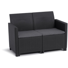 KETER Lavice zahradní Marie 2 seater sofa, grafit kerti bútor
