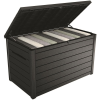 KETER ONTARIO Kerti tárolóláda, 870 l, grafit (235690)
