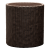 KETER VIRÁGTARTÓ "L CYLINDER PLANTER" BARNA, 43,4X43,4X44,3CM