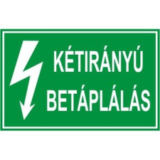  Kétirányú betáplálás - műanyag, 150*100mm információs tábla, állvány