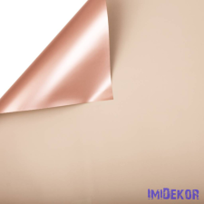 Kétoldalas fólia ív 58x58cm 20db/cs - Bézs/Rose gold dekorációs kellék