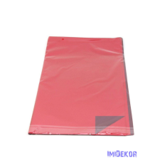  Kétoldalú színes fólia ív 57x57cm - Bordó-Piros dekorációs kellék