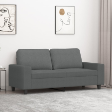  kétszemélyes sötétszürke szövetkanapé 140 cm bútor