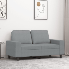  kétszemélyes világosszürke szövetkanapé 120 cm bútor