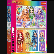 Kétszer 200 darabos puzzle Rainbow High babák puzzle, kirakós
