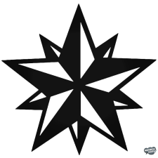  Kétszínű csillag - Autómatrica matrica