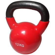 Kettlebell 12 kg öntöttvas, vinil borítással kézisúlyzó