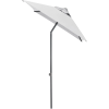 Kettler Easy push napernyő 150 × 210 cm, matt antracit/világosszürke, vízálló