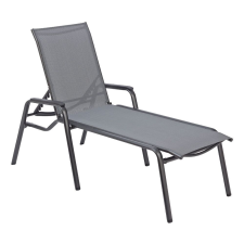 Kettler KETTLER CIRRUS SILVER LINE alumínium napozóágy – antracit / szürke kerti bútor