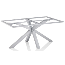  KETTLER X-LEG alumínium asztalváz 160×95 cm – ezüst kerti bútor
