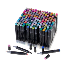  Kétvégű alkoholos marker készlet kézitáskában filctoll, marker