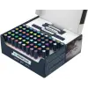  Kétvégű marker készlet, 72 darabos, SCHNEIDER "Paint-It 040 Twin marker Set complete", 30 különböző szín