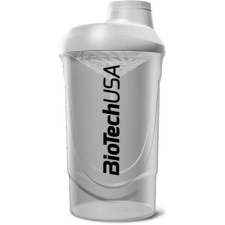Keverőpalack, 600ml, BIOTECH USA "Wave Shaker", fekete-füst reform élelmiszer