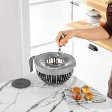  Keverőtál fröccsenésgátló tetővel 3L papírárú, csomagoló és tárolóeszköz