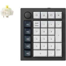 Keychron Q0 Max Wireless Mechanikus Numerikus Billentyűzet - Fehér / Fekete (Q0M-M4) billentyűzet