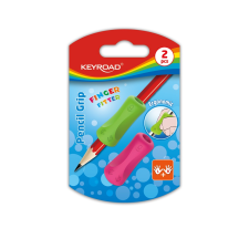 KeyRoad Ceruzafogó 2 db/bliszter Finger Fitter vegyes színek (KR971539) (KR971539) ceruza