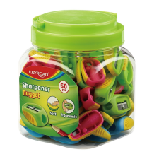 KeyRoad Hegyező 1 lyukú 60 db/display Keyroad Nugget vegyes színek hegyező