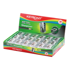 KeyRoad Hegyező 1 lyukú fém 36 db/display Keyroad Metal hegyező