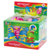 KeyRoad Hegyező 1 lyukú tartályos, fedeles, multifunkciós 18 db/display Keyroad Duo Sharpy vegyes színek