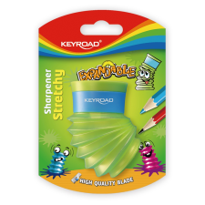 KeyRoad Hegyező 2 lyukú tartályos Keyroad Stretchy vegyes színek hegyező
