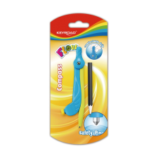 KeyRoad Körző ceruzás, bliszteres Flow vegyes színek (KR971534) (KR971534) körző