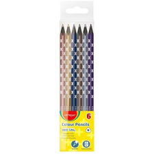 KeyRoad Metal háromszög 6 színű színes ceruza