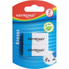 KeyRoad Radír, 2 db/bliszter, Duo, fehér-kék (KR971644) (KR971644)