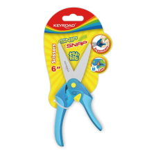 KeyRoad Snip Snap tompa fejű olló 15cm (KR971696) (KR971696) olló
