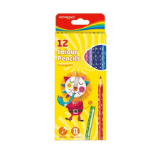 KeyRoad színes ceruza készlet háromszögletű, 12 szín (KR971273) színes ceruza