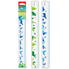 KeyRoad Vonalzó 30 cm, állat mintás Keyroad