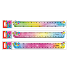 KeyRoad Vonalzó 30 cm, flexibilis Keyroad Flex Draw színátmenetes vonalzó