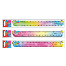 KeyRoad Vonalzó 30 cm, flexibilis Keyroad Flex Draw színátmenetes vonalzó