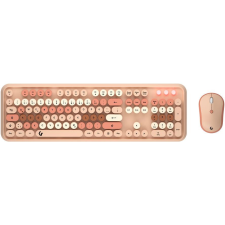 Keysonic Desktop-Set KSKM-8200M-RF (DE) Wireless sand/creme (61015) billentyűzet