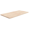  kezeletlen tömör fa fürdőszobai pult 80 x 40 x 1,5 cm