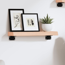  Kezeletlen tömör tölgyfa fali polc 40x10x4 cm bútor