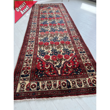 Kézi csomózású perzsa szőnyeg Hamadan 315x107cm lakástextília