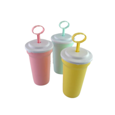  Kézi műanyag tejhabosító 400ml konyhai eszköz