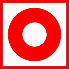  Kézi tűzjelző - öntapadó, 160*240mm információs tábla, állvány