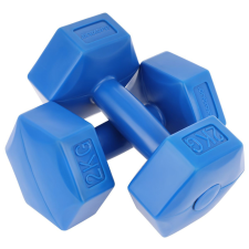 Kézisúlyzó 2x2 kg kék Premium ENERO-Fit kézisúlyzó