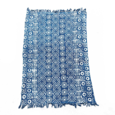 Kézműves Indigó Ágytakaró - 170x120cm - Desi Minták lakástextília