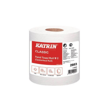 Kéztörlő Katrin Classic M2 2 rétegű fehér 19cm/90m higiéniai papíráru