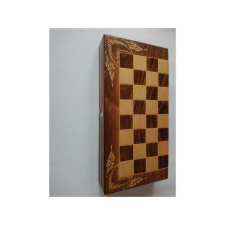Kézzel készített fa sakkkészlet sakktábla doboz fa sakkfigurák backgammon dáma társasjáték társasjáték