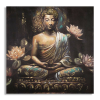  Kézzel készített falfestmény buddha -a- 100x3x100cm