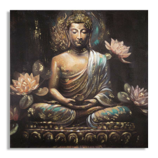  Kézzel készített falfestmény buddha -a- 100x3x100cm grafika, keretezett kép