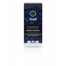  Khadi bio hajfesték por kékesfekete-indigó 100 g hajfesték, színező